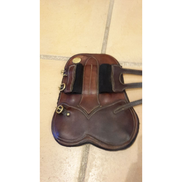 guêtres cuir Hervé Godignon