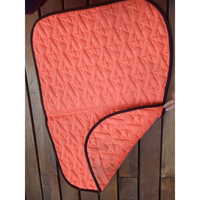 Tapis fouganza orange fluo