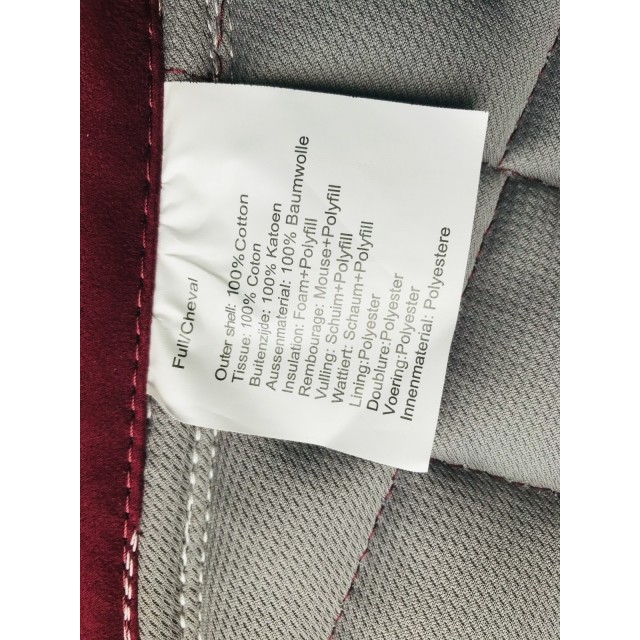 Tapis Bordeaux taille full/cheval - Lamicell “Staline” mixte