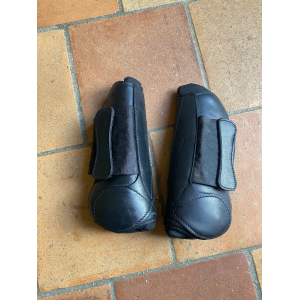 Guêtres Dy'on cuir chromé noir