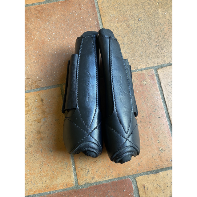 Guêtres Dy'on cuir chromé noir