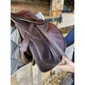 Selle ALS 17,5 siège semi creux doublé veau