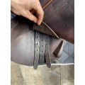 Selle ALS 17,5 siège semi creux doublé veau