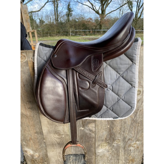 Selle ALS 17,5 siège semi creux doublé veau