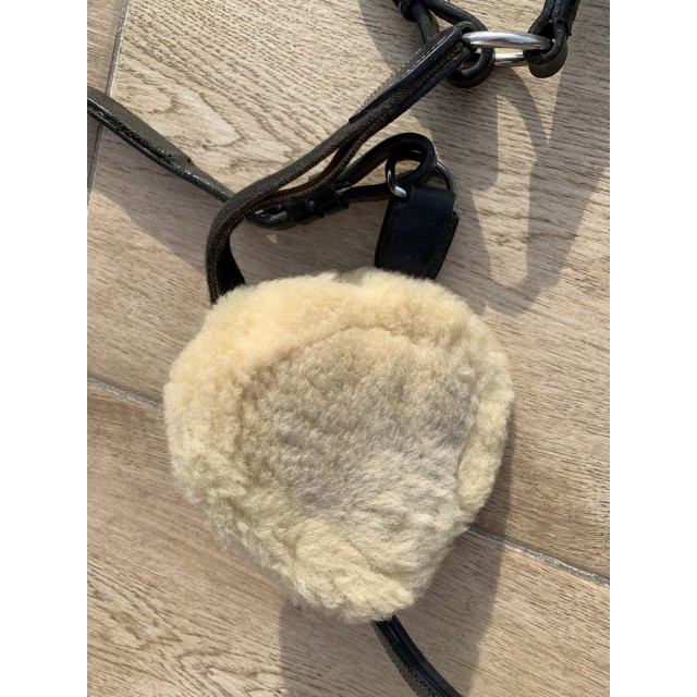 Collier de chasse/martingale 5 points avec mouton