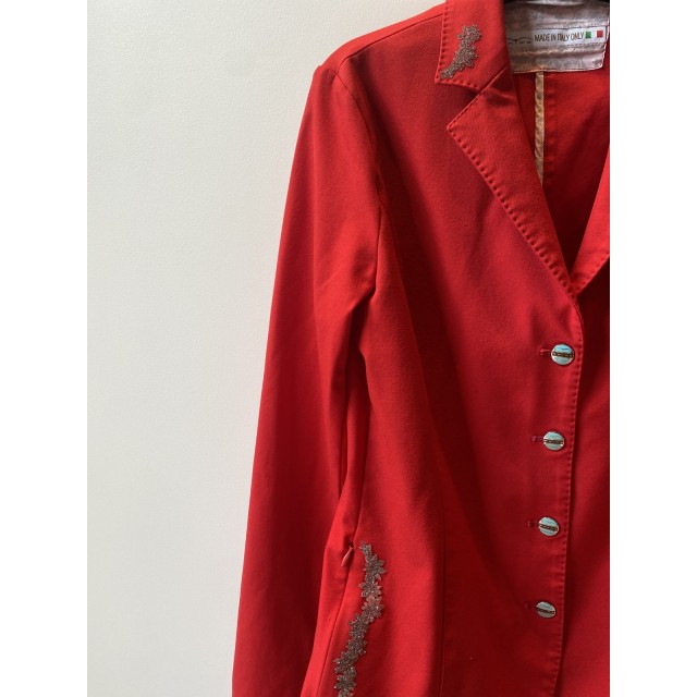 Veste de concours rouge Animo taille 36