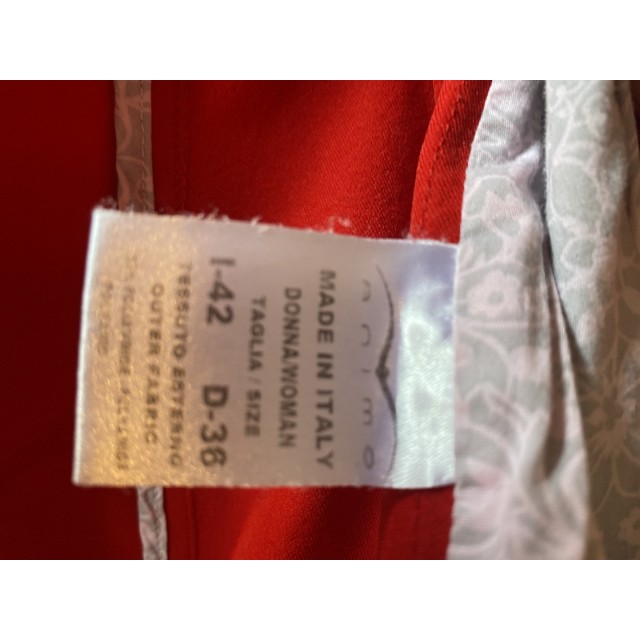 Veste de concours rouge Animo taille 36