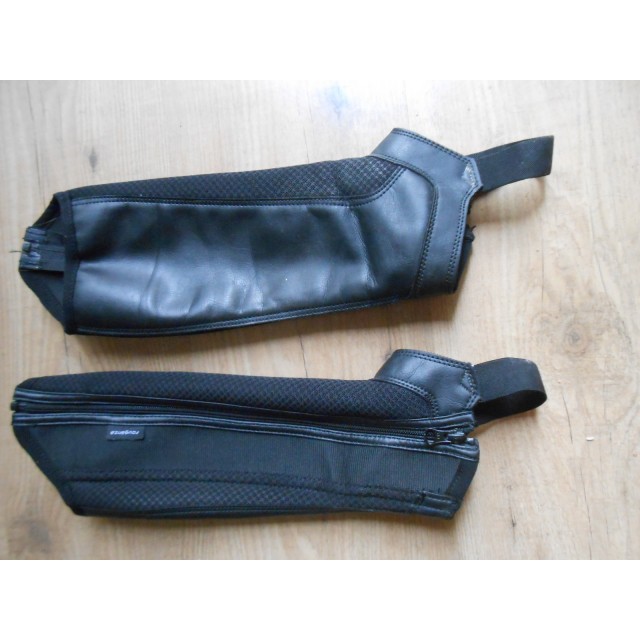 MINI-CHAPS ÉQUITATION ENFANT 100 MESH NOIR 10 ans Fouganza décathlon 10 ans