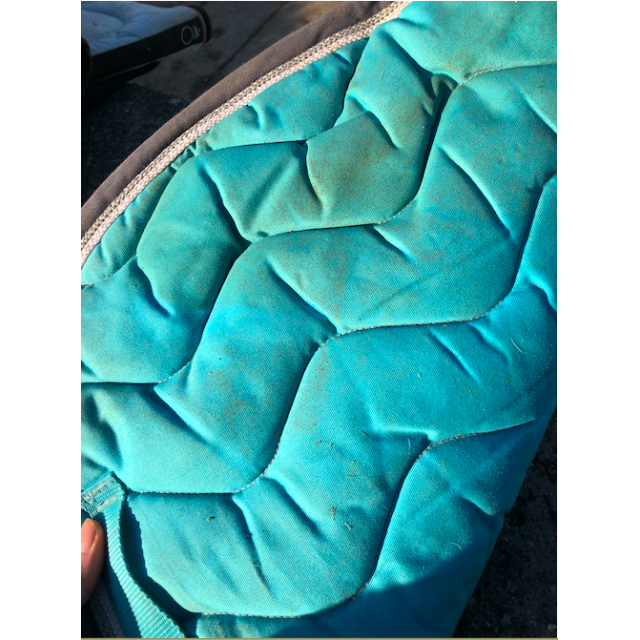 Ensemble bleu turquoise