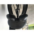 SELLE DRESSAGE CUIR NOIRE EURORIDING T 17