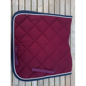 Tapis de selle Lami-Cell Élégance - Dressage Bordeaux