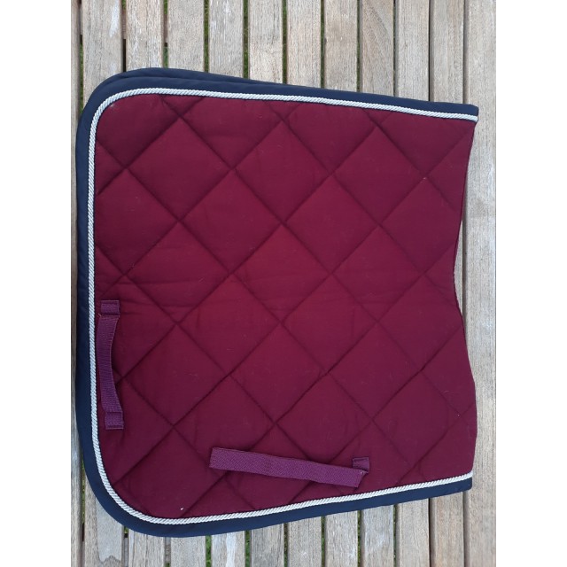 Tapis de selle Lami-Cell Élégance - Dressage Bordeaux
