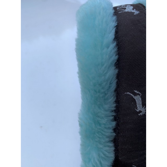 Licol avec moumoute bleu