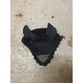 Bonnet poney bleu marine a strass