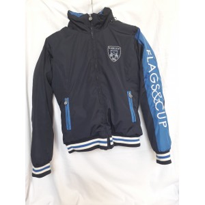 Manteau bleu Flags and Cup