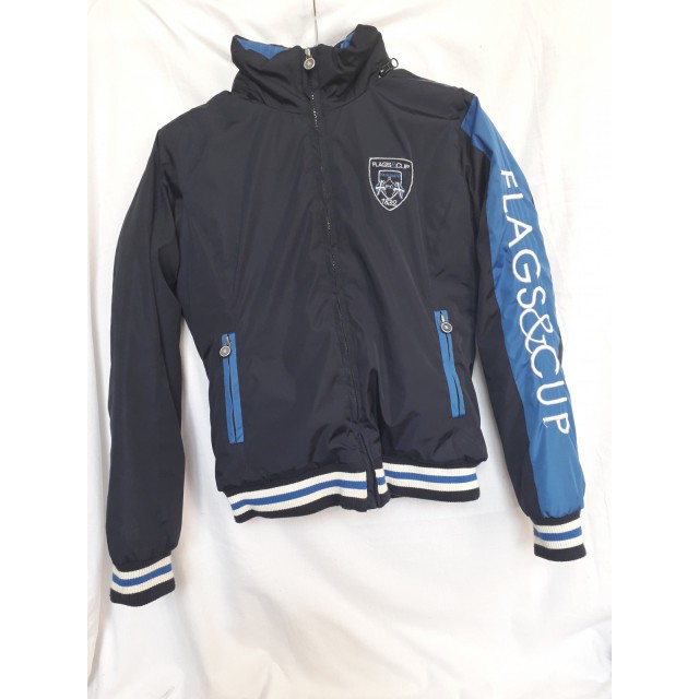 Manteau bleu Flags and Cup