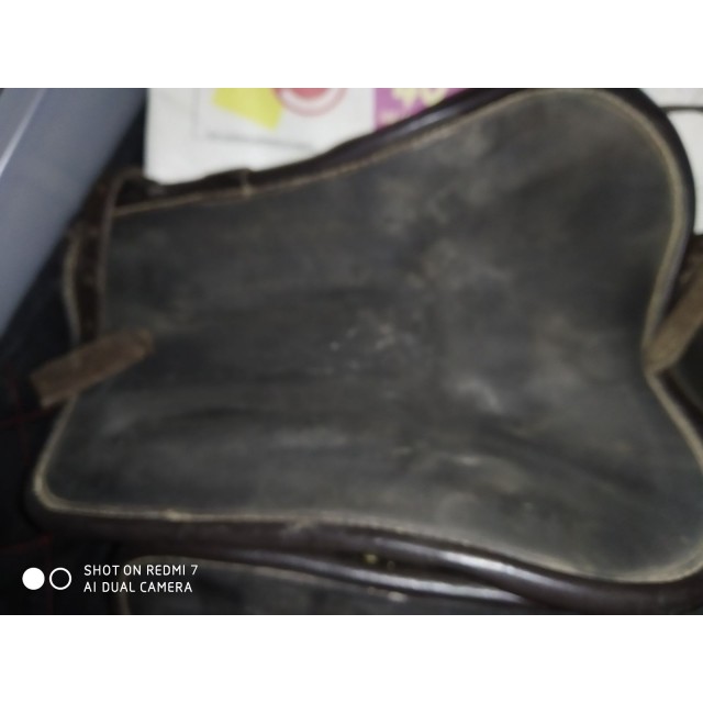 Guêtres cuir marron