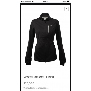 Veste Softshell Alessandro Albanese modèle Enna