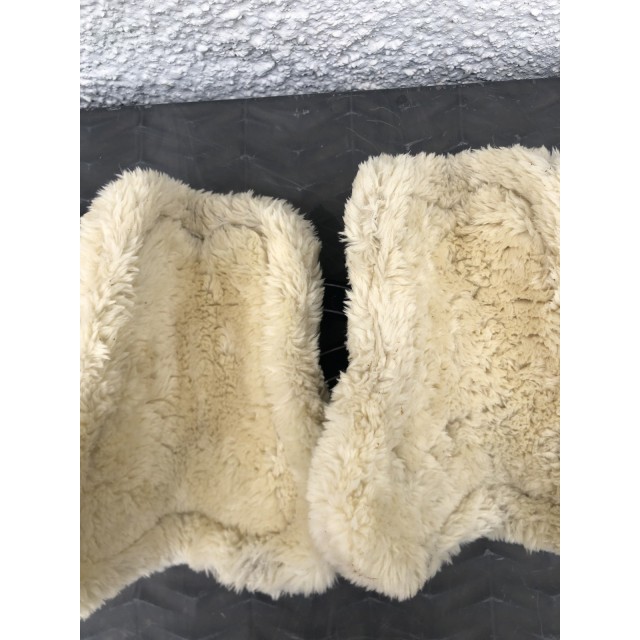 Guêtre grise moumoute première équine