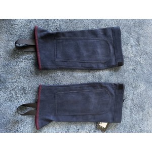 Minis chaps bleu marine et bordeaux