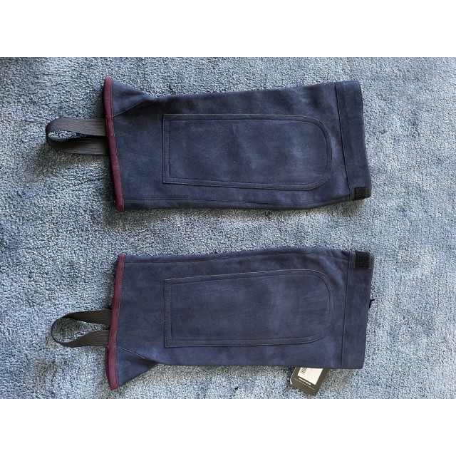 Minis chaps bleu marine et bordeaux