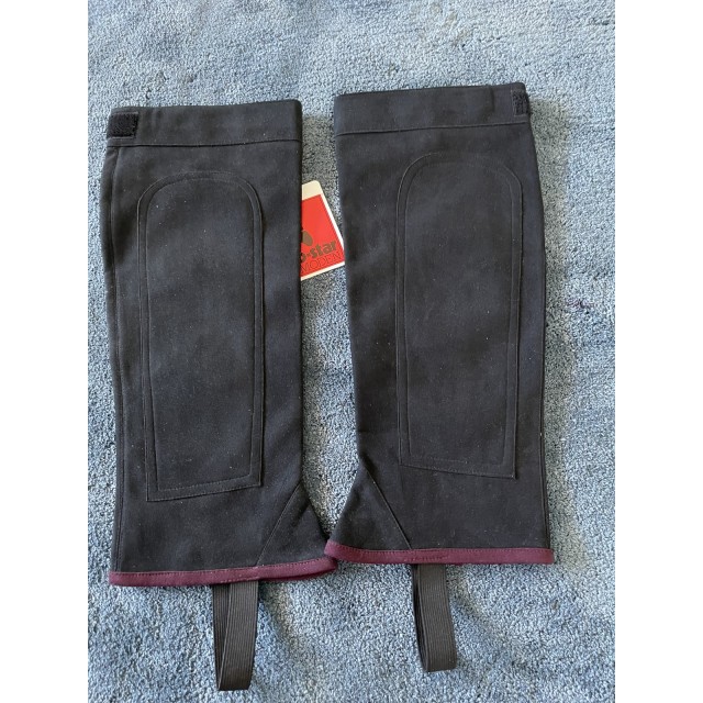 Minis chaps noir er bordeaux