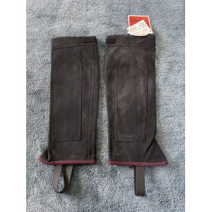 Minis chaps noir et bordeaux