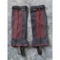 Minis chaps bleu marine et bordeaux