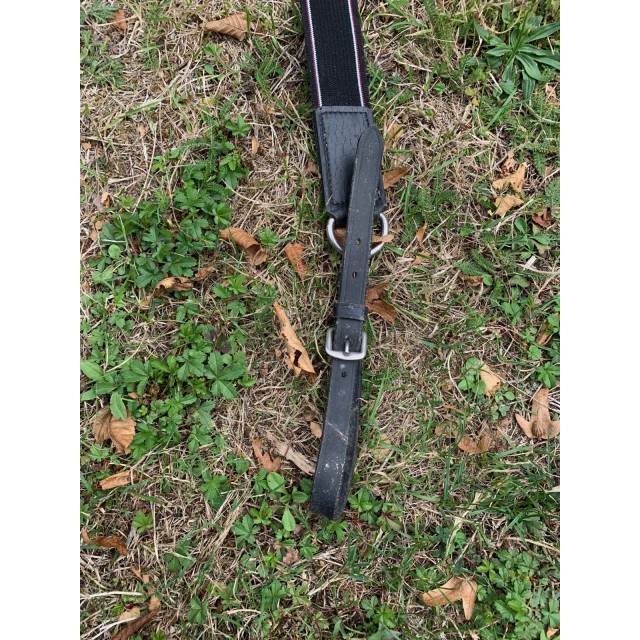 Collier de chasse noir taille cheval