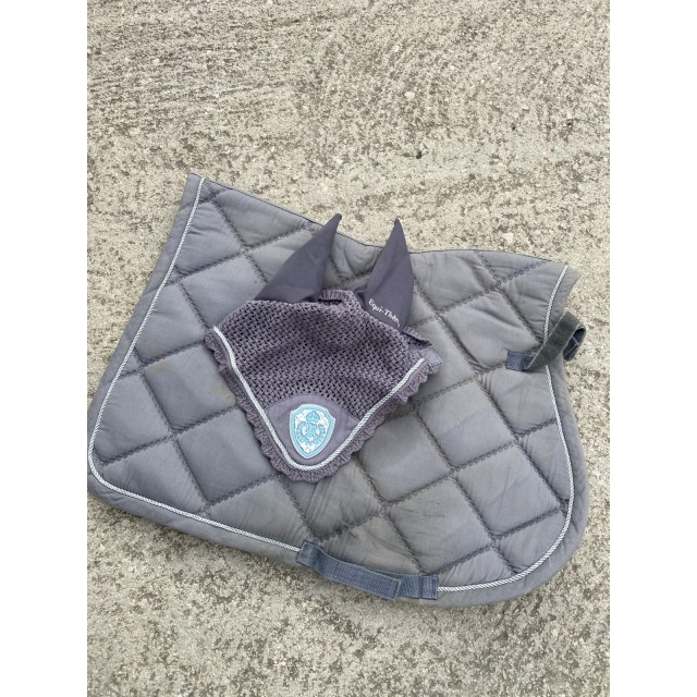 Ensemble tapis bonnet équitheme