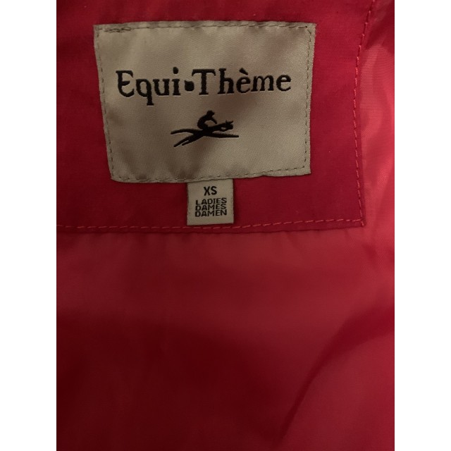 Veste rouge Equithème.
