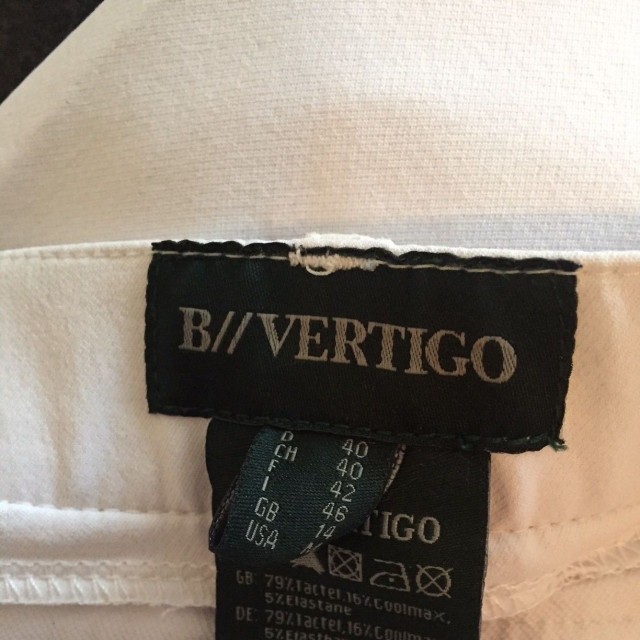 PANTALON BLANC VERTIGO
