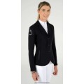 Veste De Concours Tech Knit Zip Noir Cavalleria Toscana - Femme
