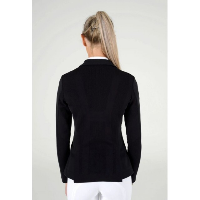 Veste De Concours Tech Knit Zip Noir Cavalleria Toscana - Femme