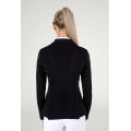 Veste De Concours Tech Knit Zip Noir Cavalleria Toscana - Femme