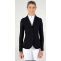 Veste De Concours Tech Knit Zip Noir Cavalleria Toscana - Femme