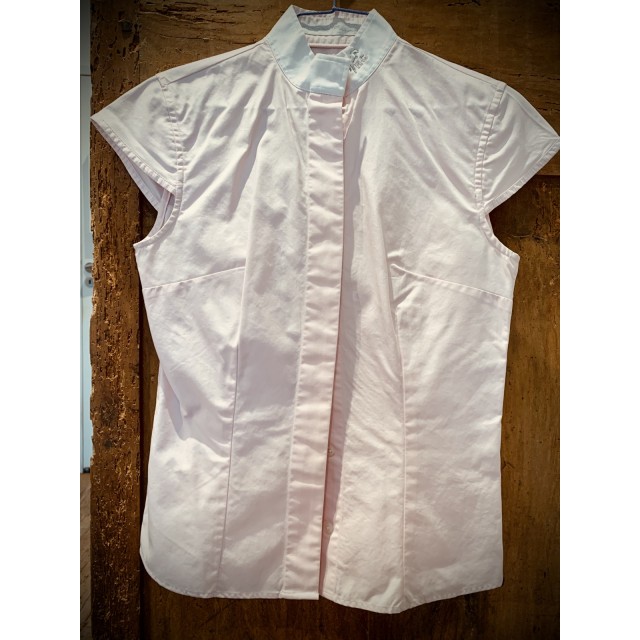 Chemise de concours Hervè godignon jump in 36 rose pâle neuve