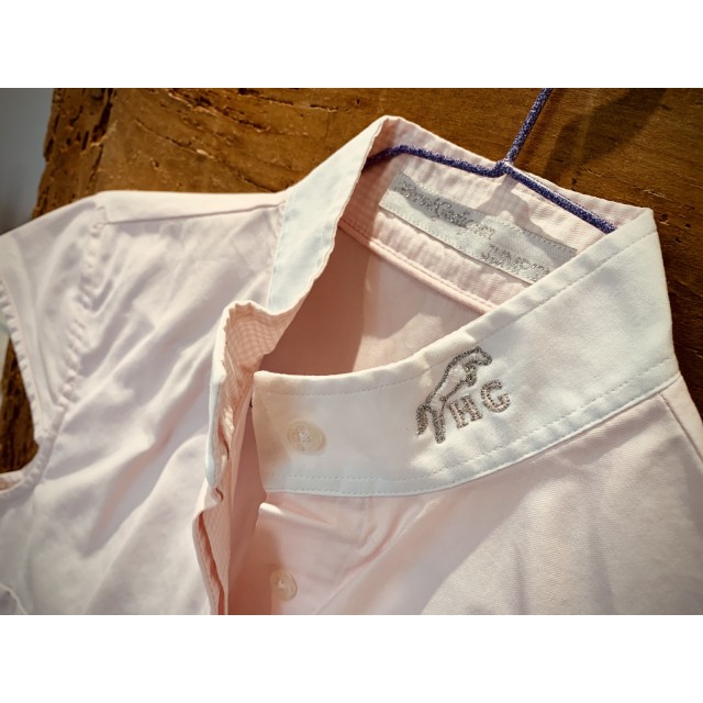 Chemise de concours Hervè godignon jump in 36 rose pâle neuve