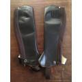 Chaps cuir marron