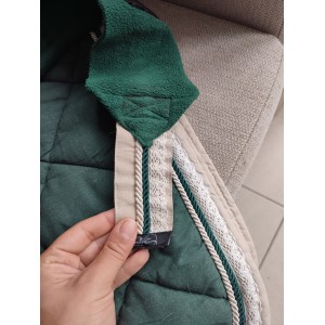 Ensemble tapis dressage bandes et cottons