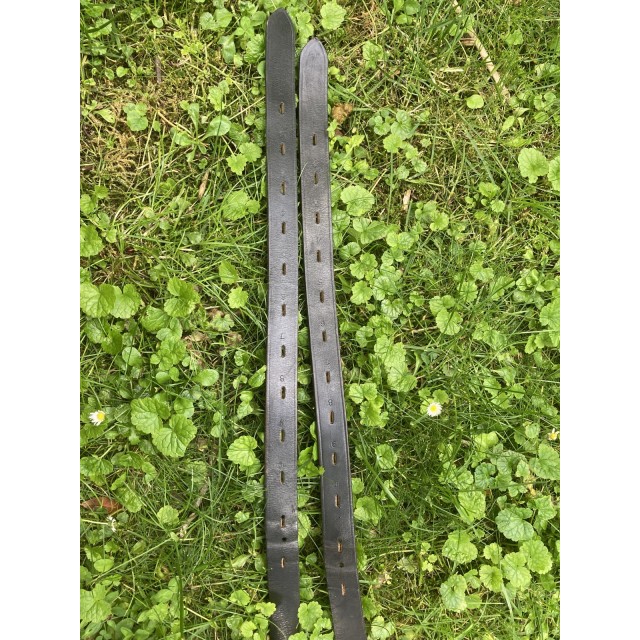 Étrivières noires 160cm