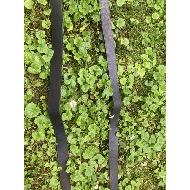 Étrivières noires 160cm