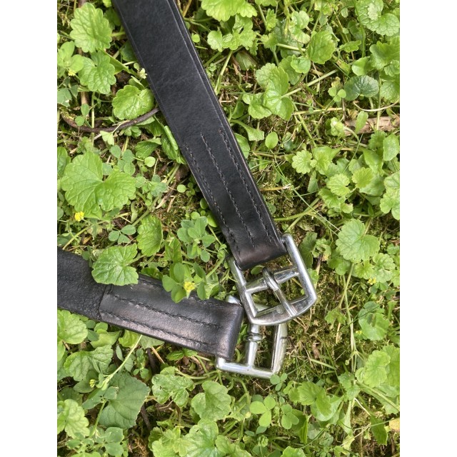 Étrivières noires 160cm