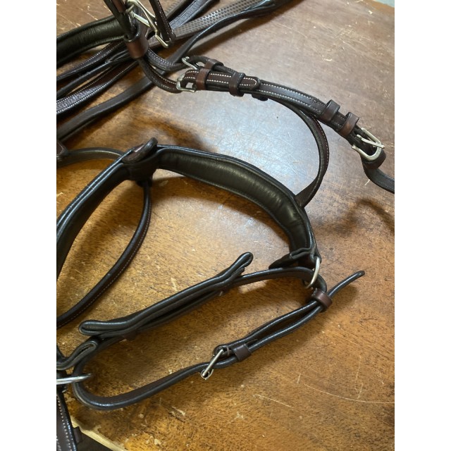 Bridon Comfort flags and cup avec rênes