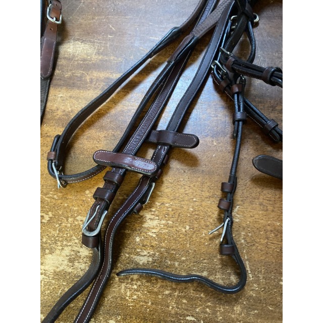 Bridon Comfort flags and cup avec rênes