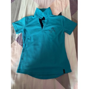 Polo enfant bleu Fouganza