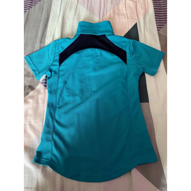 Polo enfant bleu Fouganza