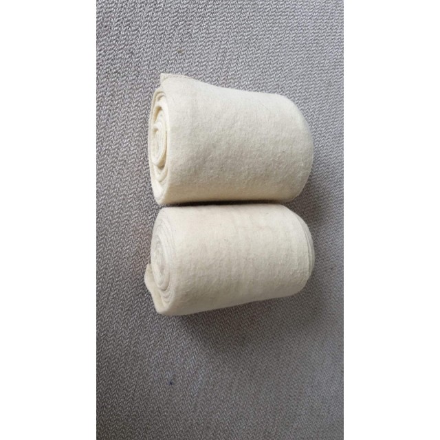 Bandes de polo JUMPTEC jaune pâle taille cheval