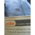 MLW gilet équitation bleu 36 NEUF