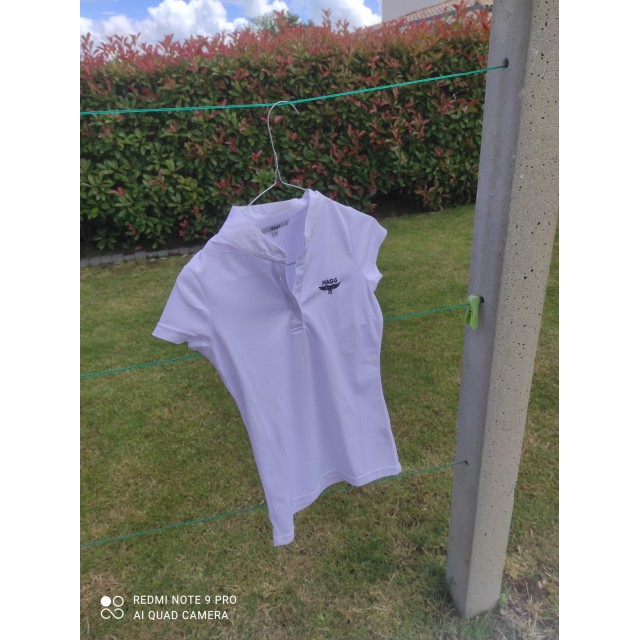 Polo blanc de concours